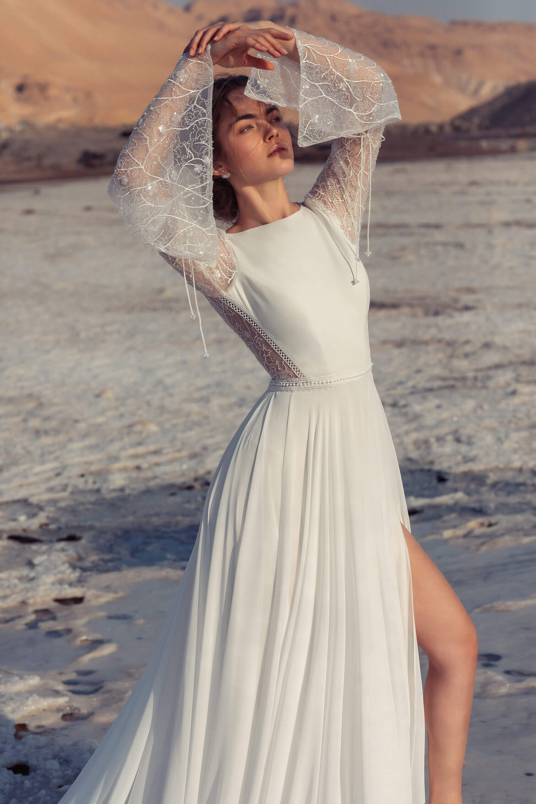 שמלת כלה צנועה של ענבר פריימן 