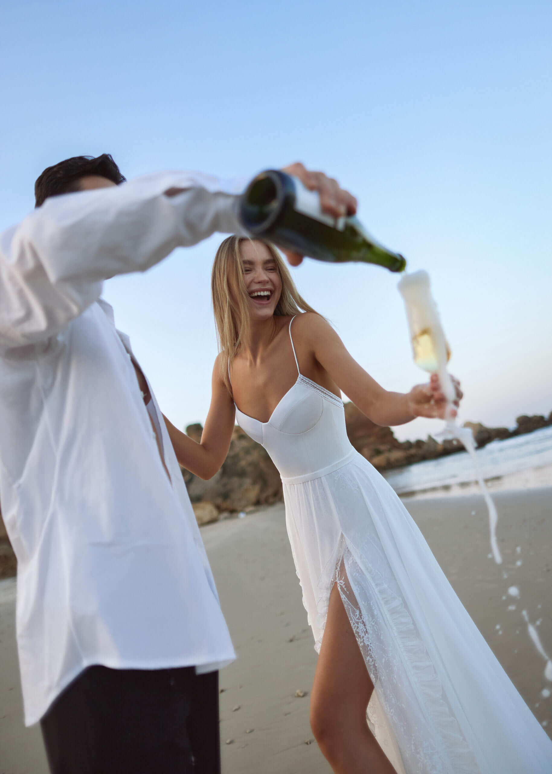 שמלת כלה חלקה