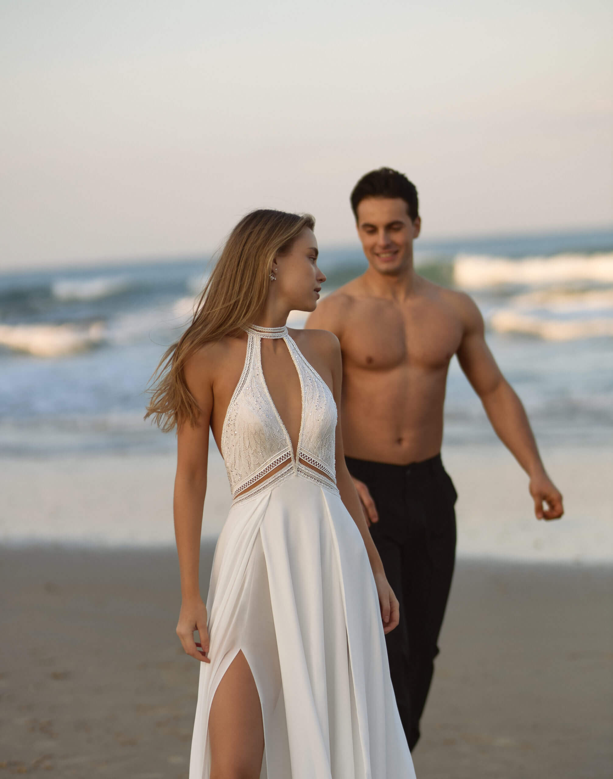 שמלת כלה נוצצת של ענבר פריימן